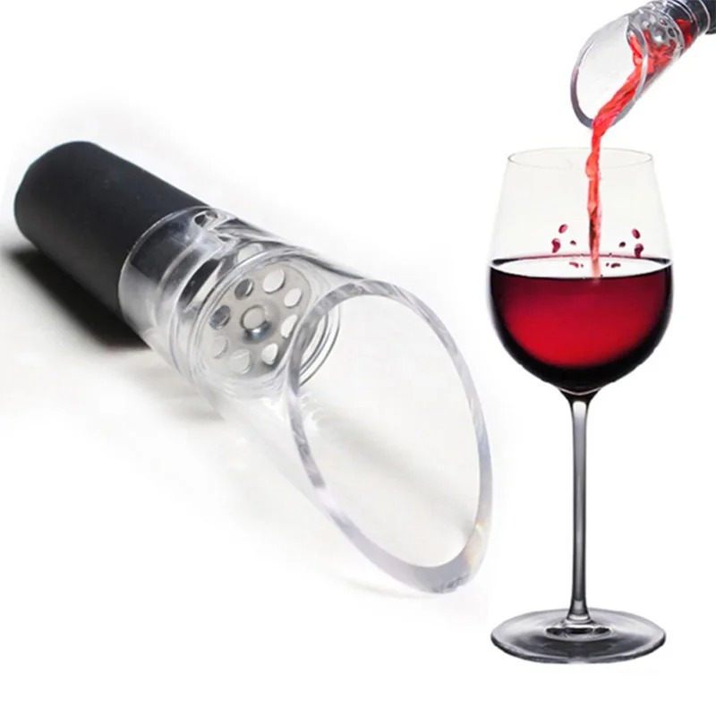 Wine Aerator Pour - 와인 에어레이터 바 액세서리, 아크릴 병,