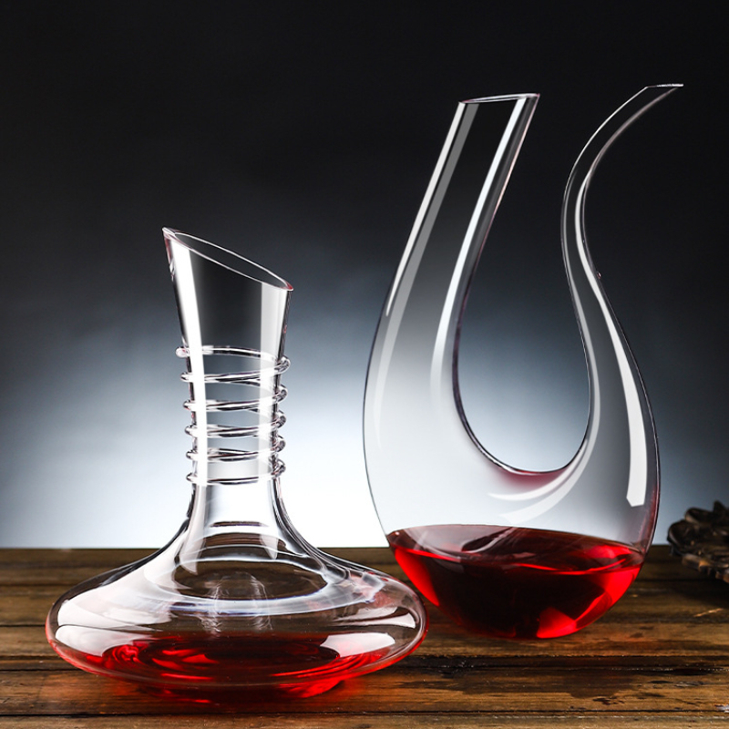 Wine Aerator Pour - 크리스탈 유리 와인 디캔터 고급 레드