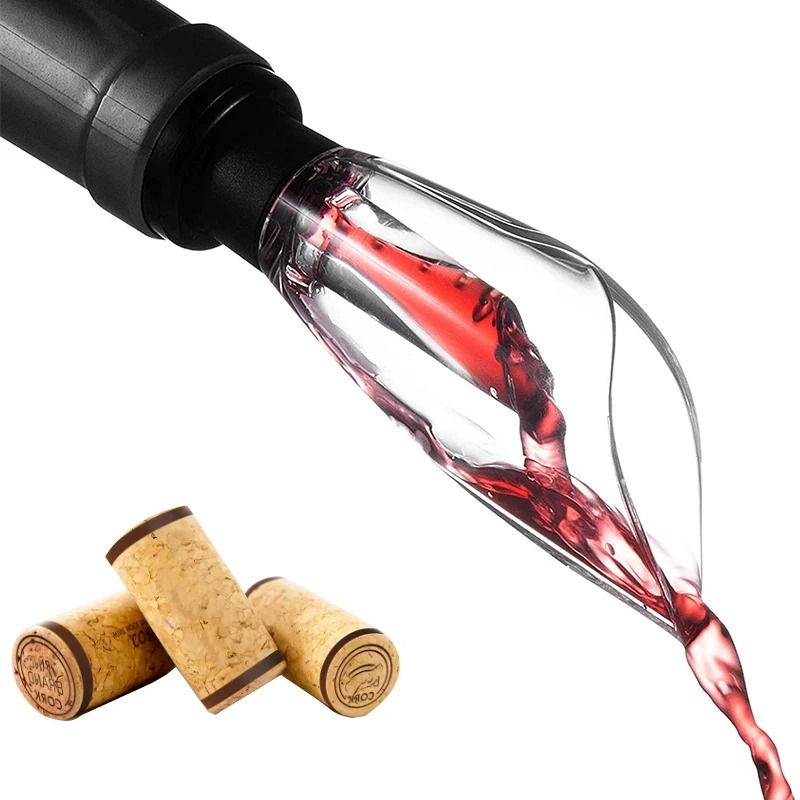 새로운 매직 와인 디캔터 레드 와인 통기성 푸어러 스파 - Wine Aerator Pour 리뷰 및 가격