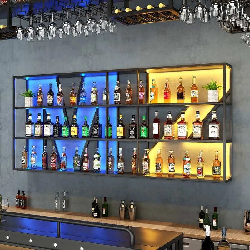 벽걸이형 철제 와인랙 바 카운터 디스플레이 스탠드 -  - Wine & Beer Guayaquil 리뷰 및 가격